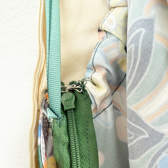 NWT Anthropologie Paisley Floral Celandine Halter Midi Dress Orange Cream - Picture 6 of 7